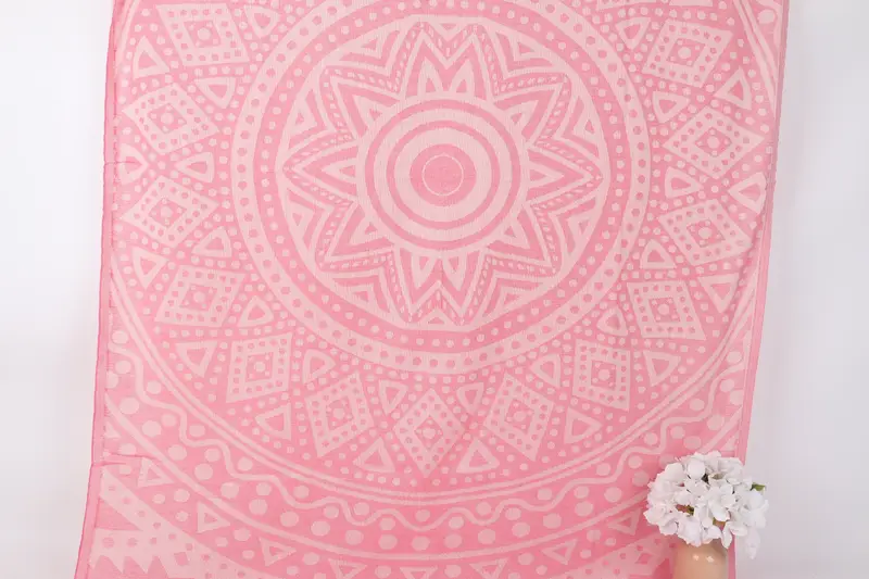 Bridal Party Gifts, 70x40 Cotton Round Pattern Towel, Bachelor Bachelorette Party Favors, Handwoven Turkish Towel, Wedding Favors, Gifts For Him - 1