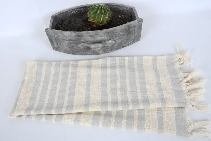 Monogram Kitchen Towel, Personalized Gift, Bridesmaid Gift, Turkish Hand Towel, Bachelorette Towel, 40x16 Cotton Striped Towel, Bridesmaid Favors - 6