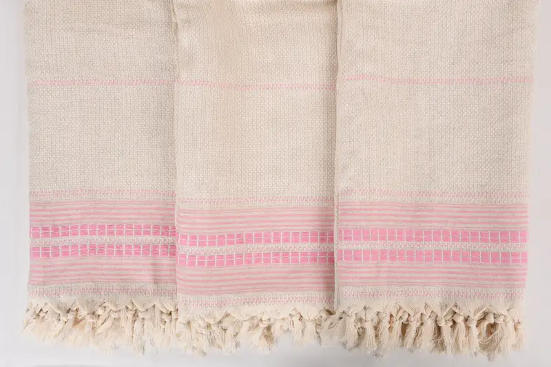 96x94 Linen Striped Towel, Throw Blanket Couch, Tablecloth, Home Decor Gifts, Wedding Anniversary Gift, Custom Blanket, Halloween Bachelorette Party - 8