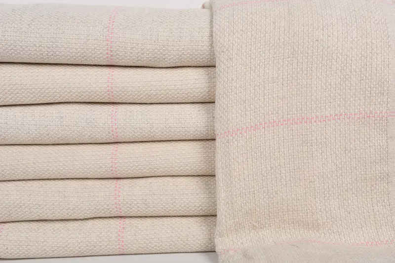 96x94 Linen Striped Towel, Throw Blanket Couch, Tablecloth, Home Decor Gifts, Wedding Anniversary Gift, Custom Blanket, Halloween Bachelorette Party - 2