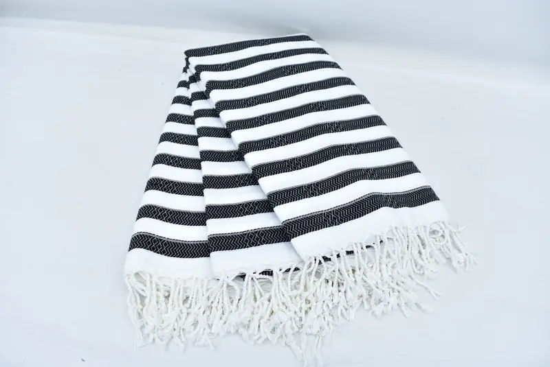 Fringed Turkish peshtemal beach towel USA, Bachelorette Gifts, Boyfriend Christmas Gift, Beach towel, Monogram Beach Towel, Spa Gift Towel - 8