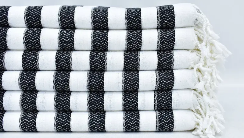 Fringed Turkish peshtemal beach towel USA, Bachelorette Gifts, Boyfriend Christmas Gift, Beach towel, Monogram Beach Towel, Spa Gift Towel - 1