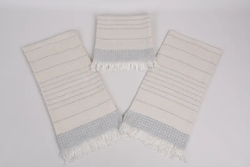 Küçük banyo havlu, 40x20 pamuklu waffle havlu, monogram mutfak havlusu, nedime hediyeleri, spa havlu, bekarlığa veda partisi, tatil havluları - 6