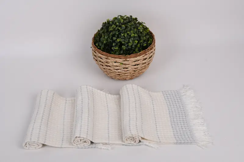 Küçük banyo havlu, 40x20 pamuklu waffle havlu, monogram mutfak havlusu, nedime hediyeleri, spa havlu, bekarlığa veda partisi, tatil havluları - 8