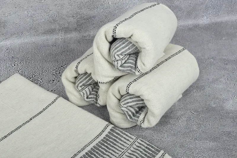 Turkish Towel USA, Travel Towel, 70x40 Linen Striped Towel, Hammam towel, Custom Wedding Gift, Florida Bachelorette Party Favors, Personalize Gift - 8