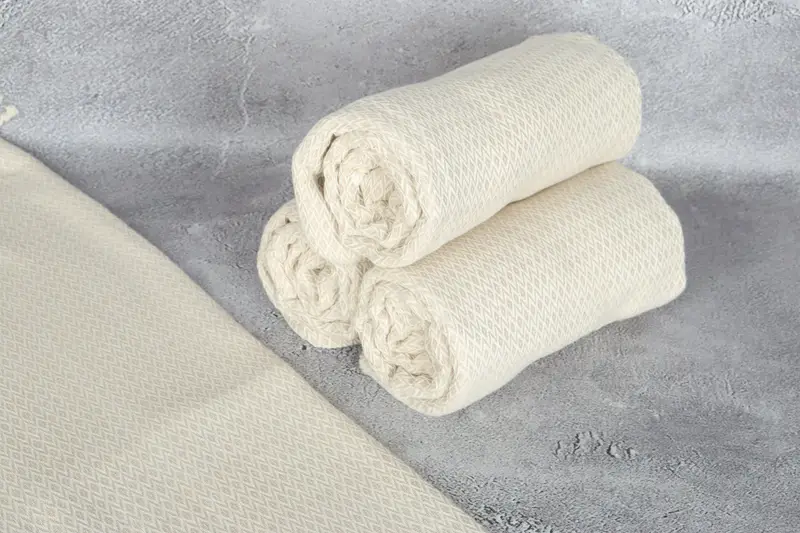 Embroidered Towel, Bachelor Party Gifts, Turkish beach towel with fringe, 70x40 Cotton Diamond Towel, Thin towel, Personalized Bridesmaid Gift - 8