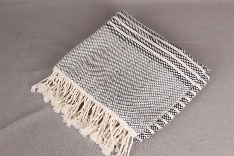 Custom Wedding Gift, 76x40 Cotton Striped Towel, Eco-friendly Turkish towel for home and travel, Turkish Towel USA, Beach Towel Gift, Baby Boy Gift - 6