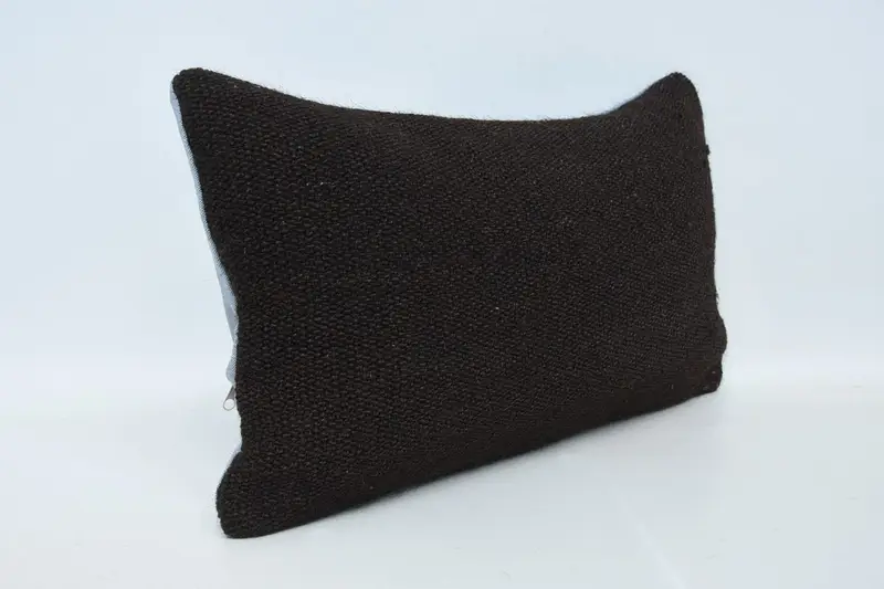 Chair Pillow Sham, Cushion Cover, 12x20 Brown Cushion Case, Vintage Throw Cushion Case, Kilim Cushion Sham, Boho Pillow, Gift Pillow - 3