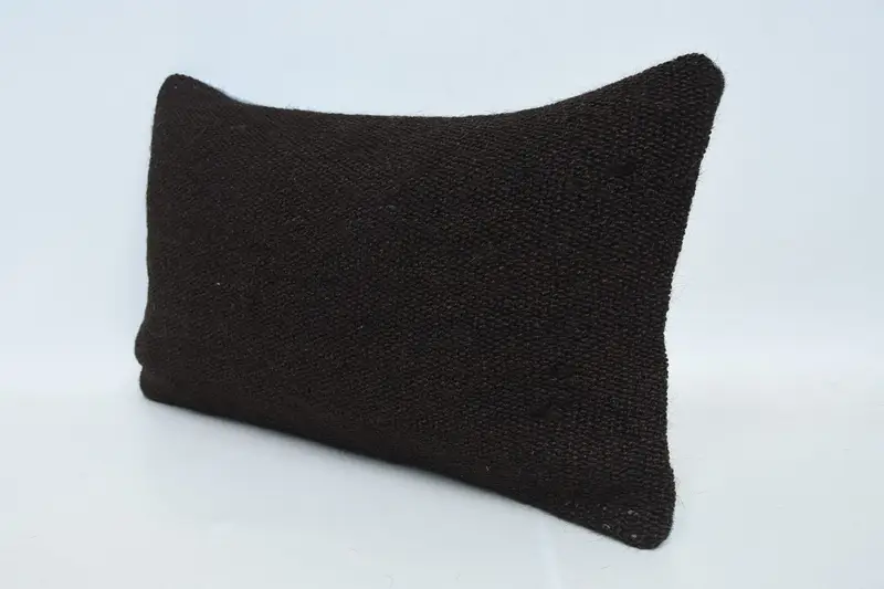 Chair Pillow Sham, Cushion Cover, 12x20 Brown Cushion Case, Vintage Throw Cushion Case, Kilim Cushion Sham, Boho Pillow, Gift Pillow - 4