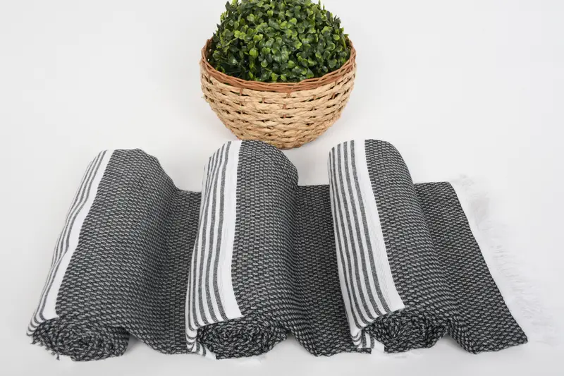 70x40 Cotton Striped Towel, Beach Bachelorette Party Decorations, Turkish towel, Bride Gift, Summer Towel, Bridal Shower Gift, Personalized Gifts - 7