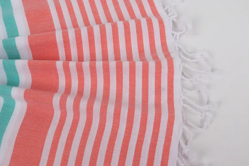 Personalized Wedding Gift For Couple, Personalized Bridesmaid Gift, Turkish Towel USA, Bachelorette Party Gift, 68x36 Cotton Striped Towel - 8