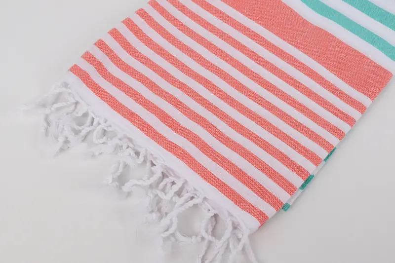Personalized Wedding Gift For Couple, Personalized Bridesmaid Gift, Turkish Towel USA, Bachelorette Party Gift, 68x36 Cotton Striped Towel - 7