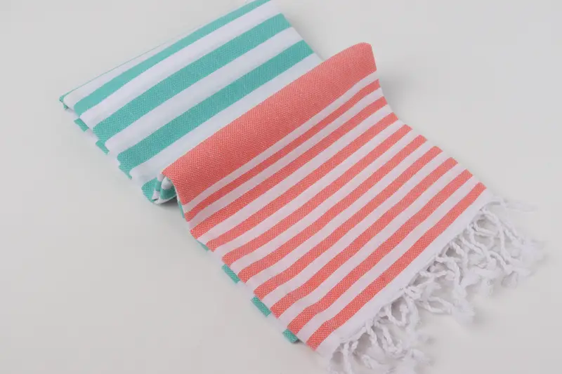 Personalized Wedding Gift For Couple, Personalized Bridesmaid Gift, Turkish Towel USA, Bachelorette Party Gift, 68x36 Cotton Striped Towel - 6