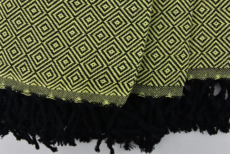 70x40 Cotton Diamond Towel, Bachelor Gifts, Turkish bath towel, Valentines Gift, Embroidered Towel, Peshtemal beach towel with unique design - 6