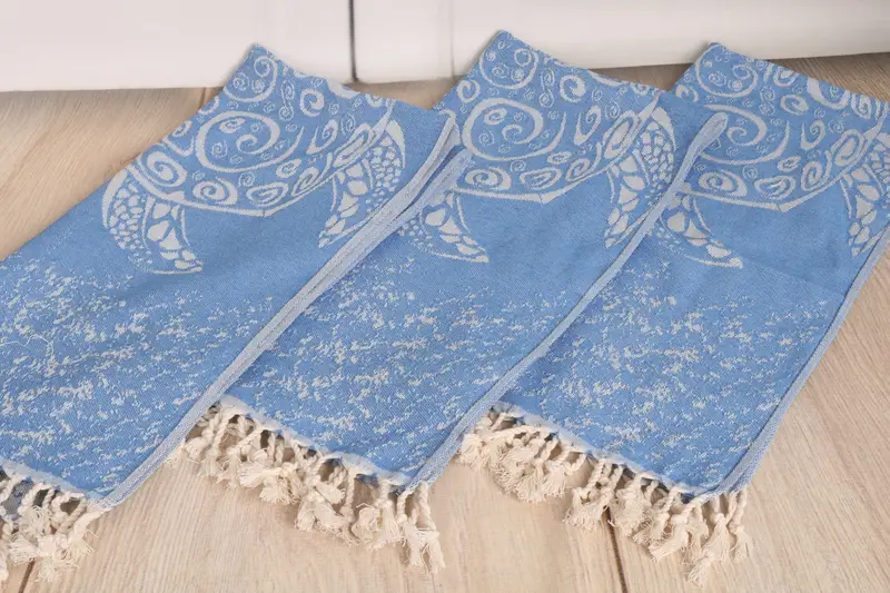 Wedding Favors, Custom Hand Towel, Merry Christmas Gifts, Wedding Gift, Bulk Order Towel, 36x18 Cotton Carretta Patterned Towel, Gift For Her - 7