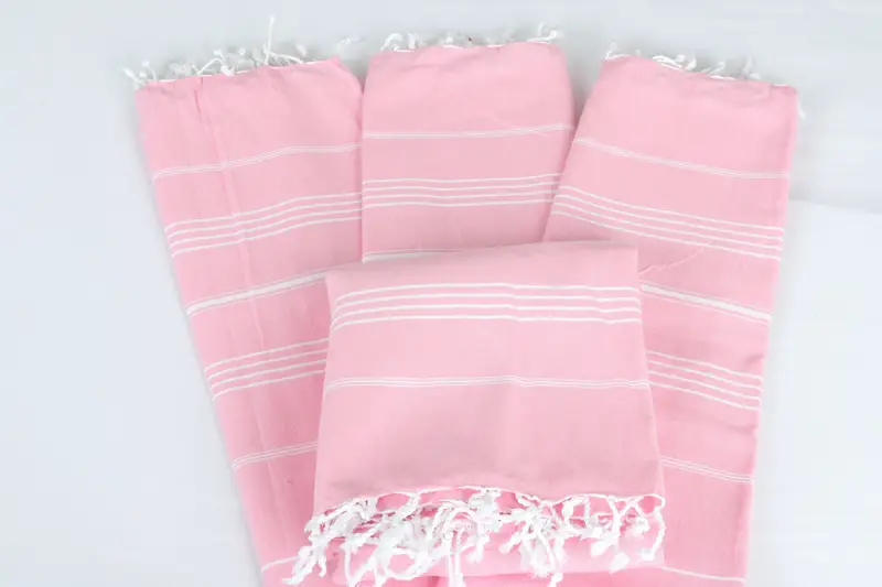 Organic Beach Blanket, 96x80 Cotton Striped Towel, Tablecloth, Christmas Gift, Turkish Throw Blanket, Bachelorette Party Favors, Woven Throw Blanket - 5