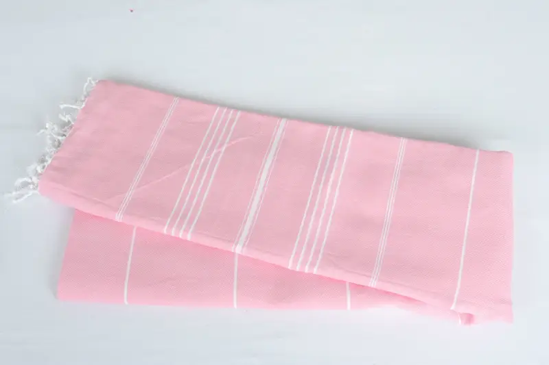 Organic Beach Blanket, 96x80 Cotton Striped Towel, Tablecloth, Christmas Gift, Turkish Throw Blanket, Bachelorette Party Favors, Woven Throw Blanket - 6