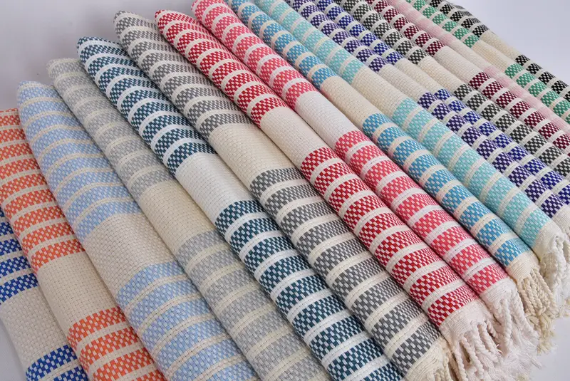 70x40 Cotton Striped Towel, Turkish Bath Towel Set, Wedding Shower Gift, Personalized Turkish Towel, Custom Gift, Soft towel, Housewarming Gift - 6