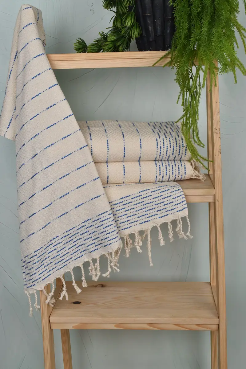 Guest Towel, 36x18 Cotton Striped Design Towel, Bathroom Towels, Wedding For Favor, Turkish Tea Towel, Custom Wedding Gifts, Turkish Hand Towel - 6