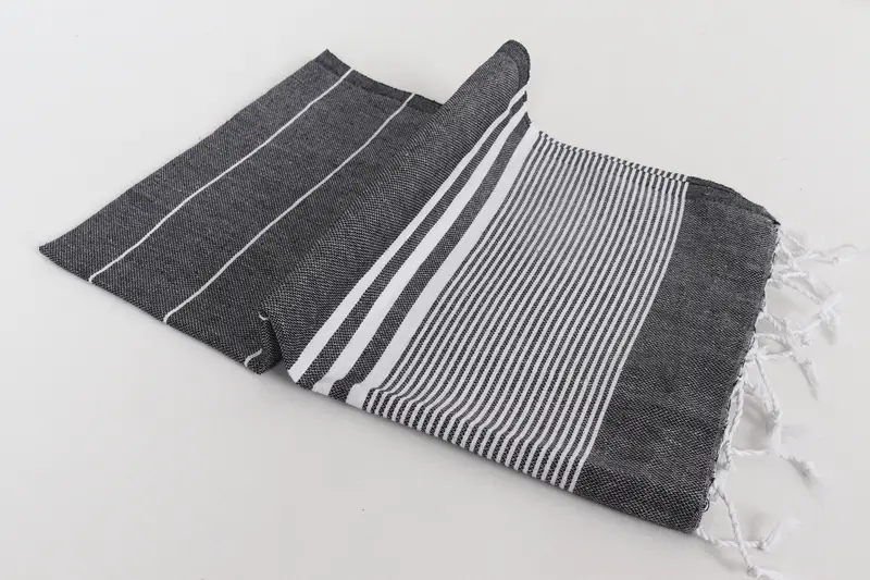 Turkish Towel Hand Towel, Gift For The Home, Custom Tea Towel, Personalized Hand Towel, Xmas Gifts, 40x24 Cotton Striped Towel, Personalized Gift - 6