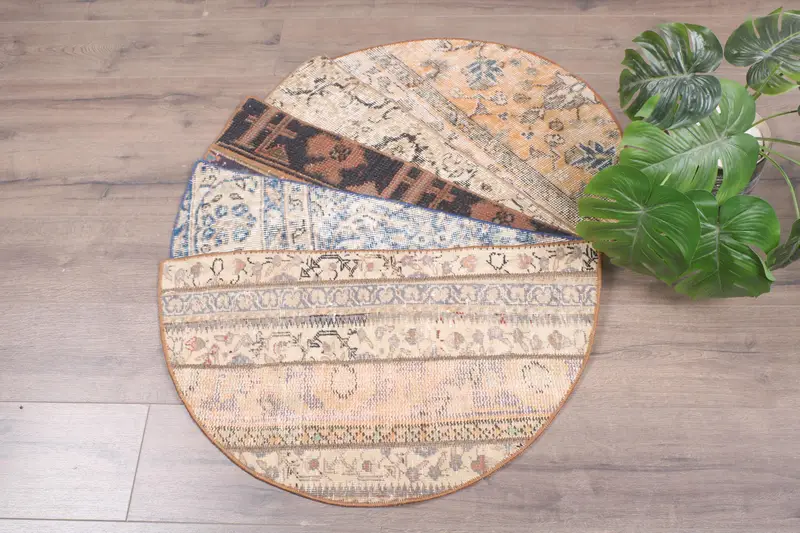 Unique Kilim Pattern, 18x30 Inches Handmade Turkish Doormat