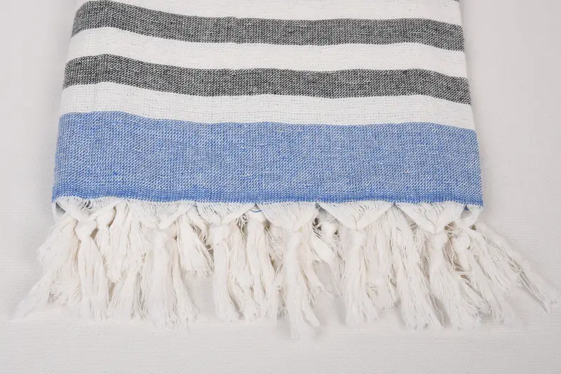 Sand-free towel, Home Decor Towel, Summer Towel, Handmade Gift, Turkish Towel USA, 68x40 Cotton Striped Terry Towel, Personalized Home Gift Wedding - 3