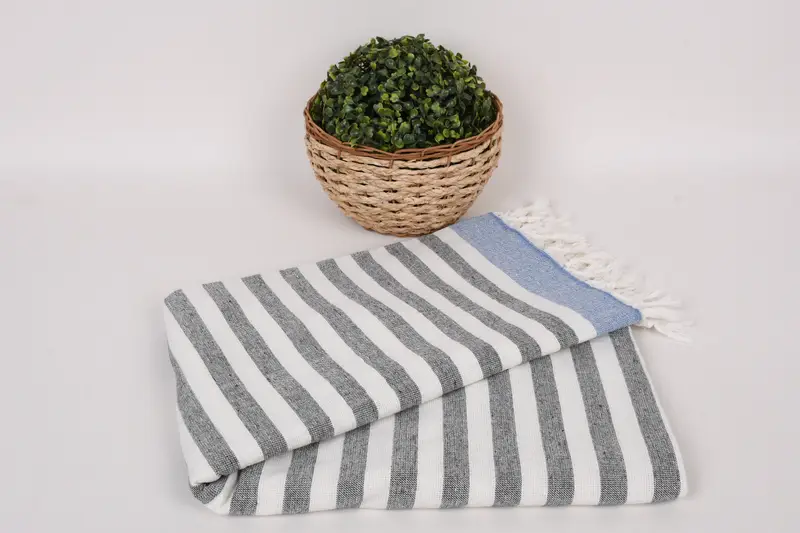 Sand-free towel, Home Decor Towel, Summer Towel, Handmade Gift, Turkish Towel USA, 68x40 Cotton Striped Terry Towel, Personalized Home Gift Wedding - 4