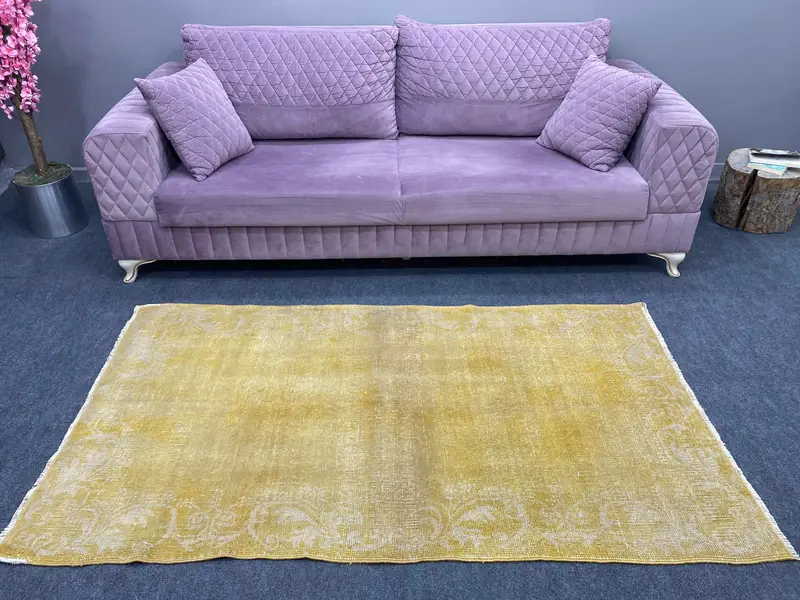 Alfombra amarilla del suroeste, 100 x 180 cm, decoración elegante