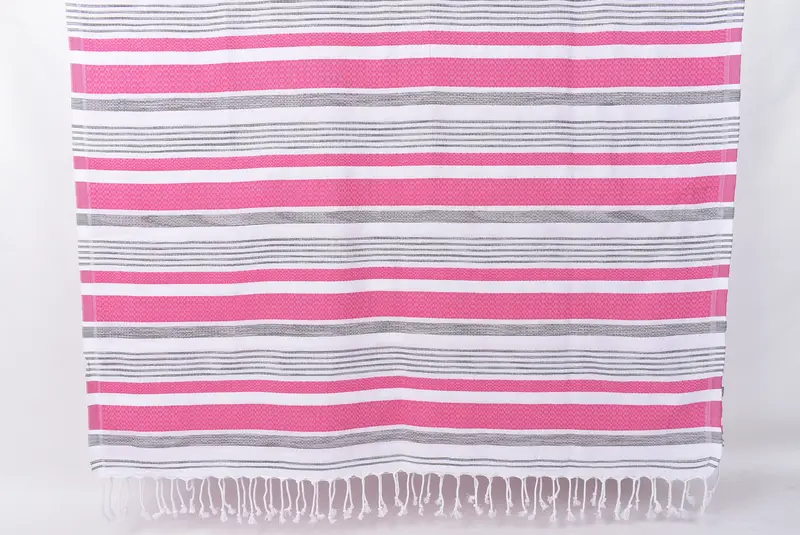 Quick-dry travel peshtemal towel, Hammam towel, 70x36 Cotton Striped Towel, Gift Boxes Towel, Wedding Gift, Best Wedding Gift, Sand-free towel - 8
