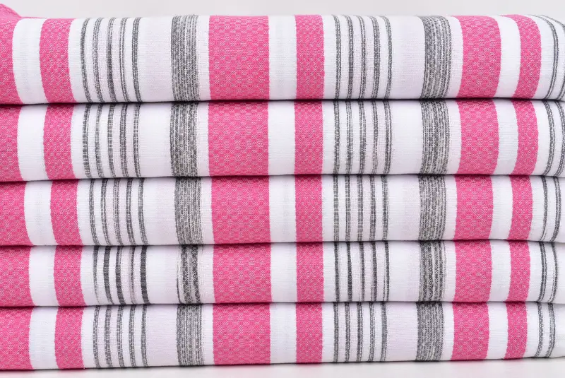 Quick-dry travel peshtemal towel, Hammam towel, 70x36 Cotton Striped Towel, Gift Boxes Towel, Wedding Gift, Best Wedding Gift, Sand-free towel - 2