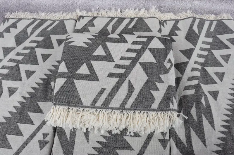 Hammam towel, Travel towel, Embroidery Towel, Monogrammed Turkish Towel, 76x40 Cotton Geometric Towel, Monogrammed Beach Towel, Bridal Shower Gifts - 5