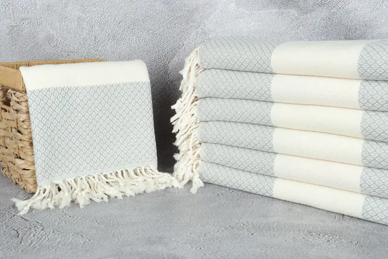 Travel Towel, 70x36 Linen Diamond Towel, Beach Towel Bulk, Gift For Mom, Luxury Beach Towel, Bachelorette Party Decorations, Bridesmaid Gift Towel - 3