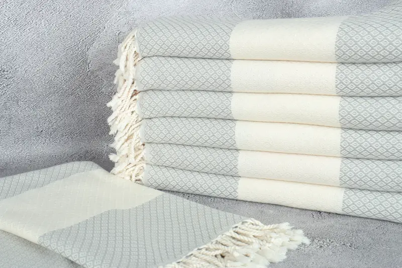 Travel Towel, 70x36 Linen Diamond Towel, Beach Towel Bulk, Gift For Mom, Luxury Beach Towel, Bachelorette Party Decorations, Bridesmaid Gift Towel - 2