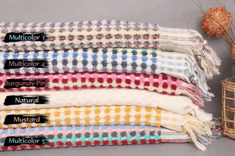 Bachelor Towel, Home Gift, Turkish Towel Hand Towel, 36x18 Cotton Pom Pom Towel, Custom Name Towel, Personalized Gifts, Personalized Dish Towel - 1