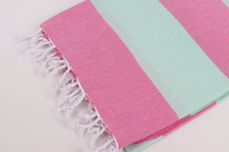 Valentines Gift, Thin and lightweight Turkish peshtemal, Gift For Her, Bachelor Gifts, 70x40 Cotton Striped Towel, Absorbent Turkish towel - 7
