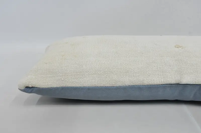 Handmade Throw Cushion Cover, Cushion Cover, Kilim Pillow, 12x36 Beige Pillow, Antique Pillows, Indoor Pillow Sham, Turkish Pillow - 6
