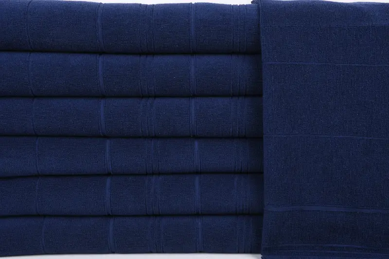 Toalla de Terry a rayas de algodón de 40x18, toalla de toalla turca, regalo de boda de bienvenida, regalo para ella, regalos de Navidad, regalos de dama de dama de dama - 1