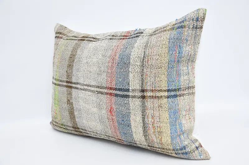 Gift Pillow, 20x28 White Pillow Cover, Vintage Kilim Throw Pillow, Christmas Pillow Sham, Pillow Case, Vintage Kilim Pillow - 4