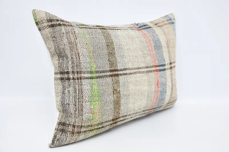 Gift Pillow, 20x28 White Pillow Cover, Vintage Kilim Throw Pillow, Christmas Pillow Sham, Pillow Case, Vintage Kilim Pillow - 3