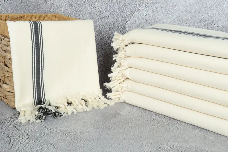 Scarf Towel, Bridal Party Gifts, Gift For Him, Cute Beach Towel, 68x36 Cotton Striped Towel, Beach Size Towel, Bridal Shower Favors, Bachelor Gifts - 3