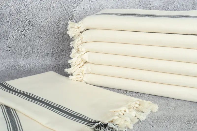 Scarf Towel, Bridal Party Gifts, Gift For Him, Cute Beach Towel, 68x36 Cotton Striped Towel, Beach Size Towel, Bridal Shower Favors, Bachelor Gifts - 2