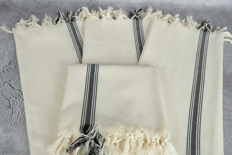 Scarf Towel, Bridal Party Gifts, Gift For Him, Cute Beach Towel, 68x36 Cotton Striped Towel, Beach Size Towel, Bridal Shower Favors, Bachelor Gifts - 4