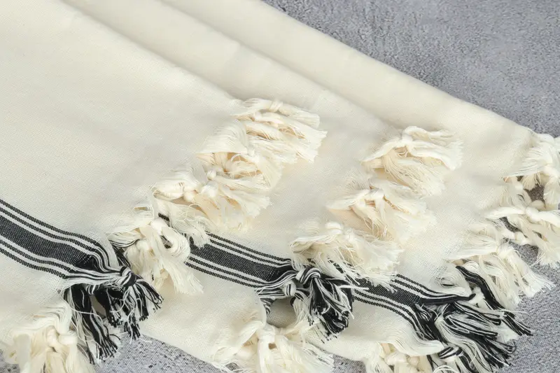 Scarf Towel, Bridal Party Gifts, Gift For Him, Cute Beach Towel, 68x36 Cotton Striped Towel, Beach Size Towel, Bridal Shower Favors, Bachelor Gifts - 5