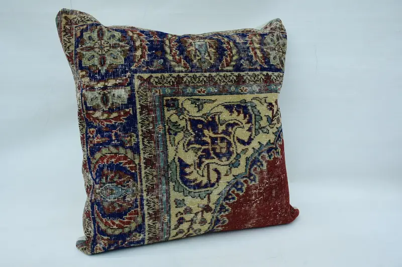 32x32 Beige Cushion, Outdoor Bolster Cushion, Home Decor Pillow, Kilim Pillow Cover, Cushion, Bolster Pillow Sham, Pillow for Sofa - 2
