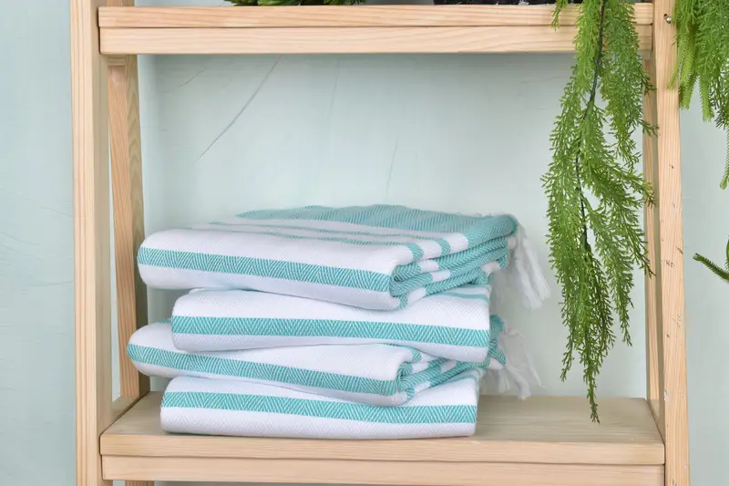 Luxury Turkish Bath Towel, Beach towel, Turkish Towel Set, 68x36 Cotton Chevron Towel, Fouta towel, Monogrammed Beach Towel, Gift Boxes Towel - 7