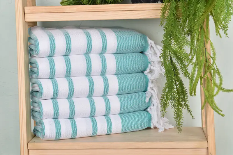 Luxury Turkish Bath Towel, Beach towel, Turkish Towel Set, 68x36 Cotton Chevron Towel, Fouta towel, Monogrammed Beach Towel, Gift Boxes Towel - 1