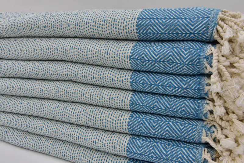 36x18 Cotton Diamond Towel, Bathroom Towels, Small Bath Towels, Personalized Kitchen Towel, Spa Towel, Customized Turkish Towel, Bachelorette Gifts - 2