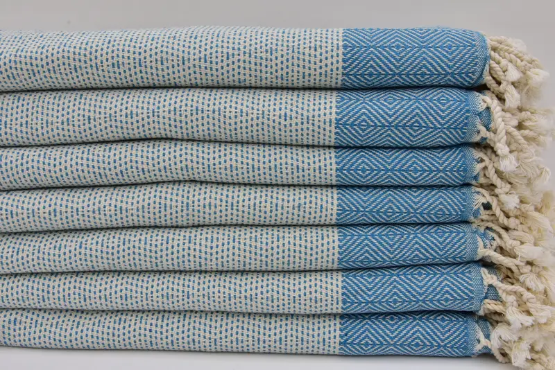 36x18 Cotton Diamond Towel, Bathroom Towels, Small Bath Towels, Personalized Kitchen Towel, Spa Towel, Customized Turkish Towel, Bachelorette Gifts - 1