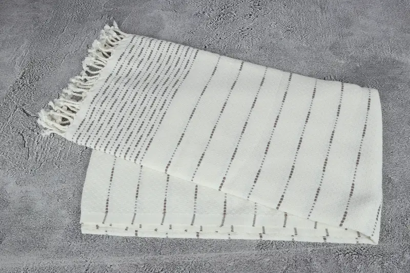 Pool Towels, 70x38 Cotton Striped Design Towel, Engagement Gift, Bridesmaid Gift, Custom Turkish Towel, Personalized Gift, Organic towel - 6
