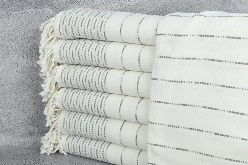 Pool Towels, 70x38 Cotton Striped Design Towel, Engagement Gift, Bridesmaid Gift, Custom Turkish Towel, Personalized Gift, Organic towel - 1